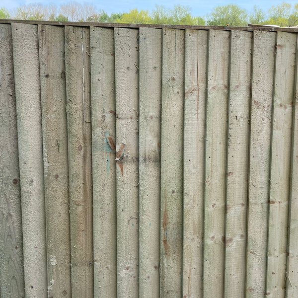 Defected Feather Edge Fence Panels