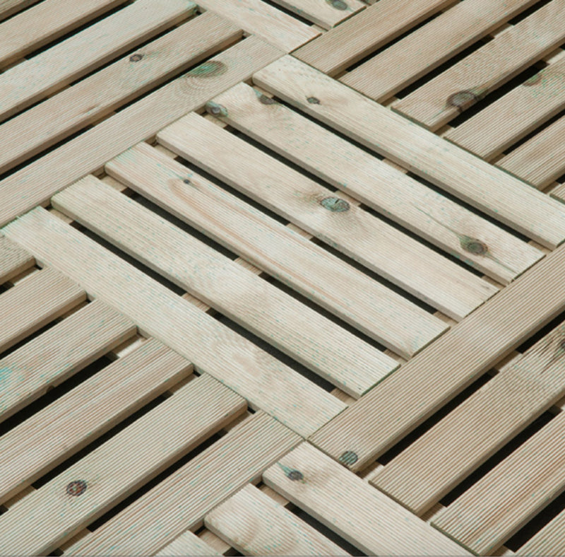 Decking Tiles Green Treated - 400 x 400 x 15mm 1