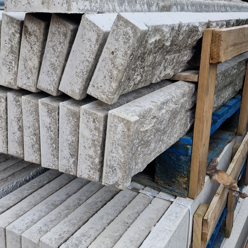 Rockface Concrete Gravel Board