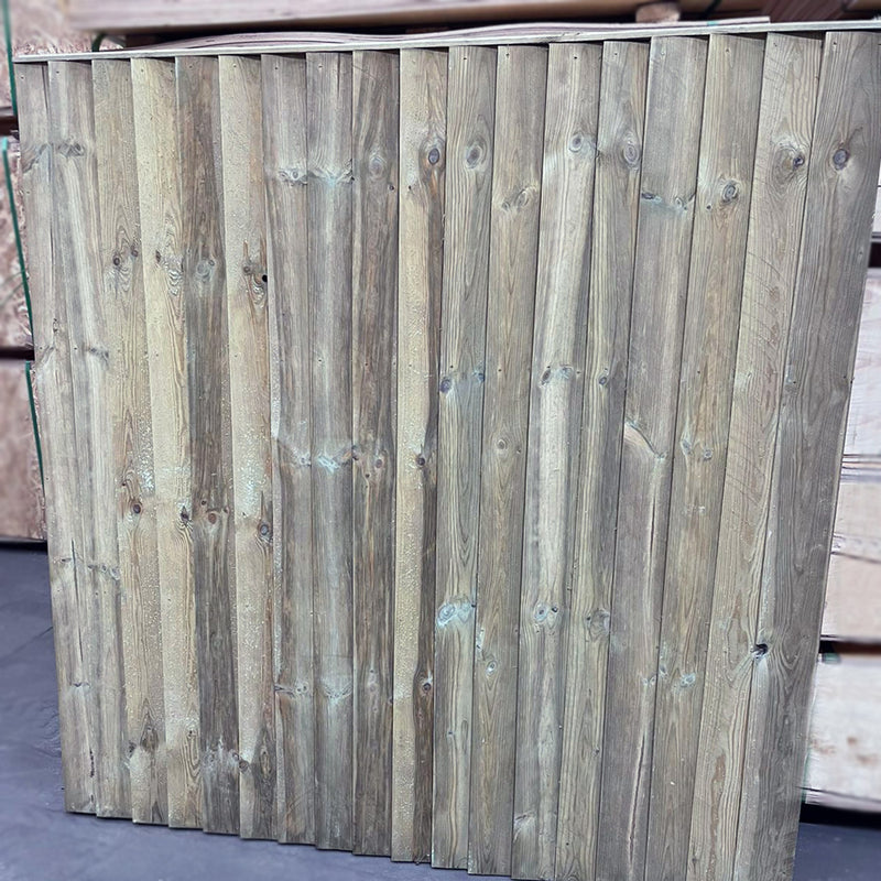 Slatted Fence Panels Pressure Treated front 1
